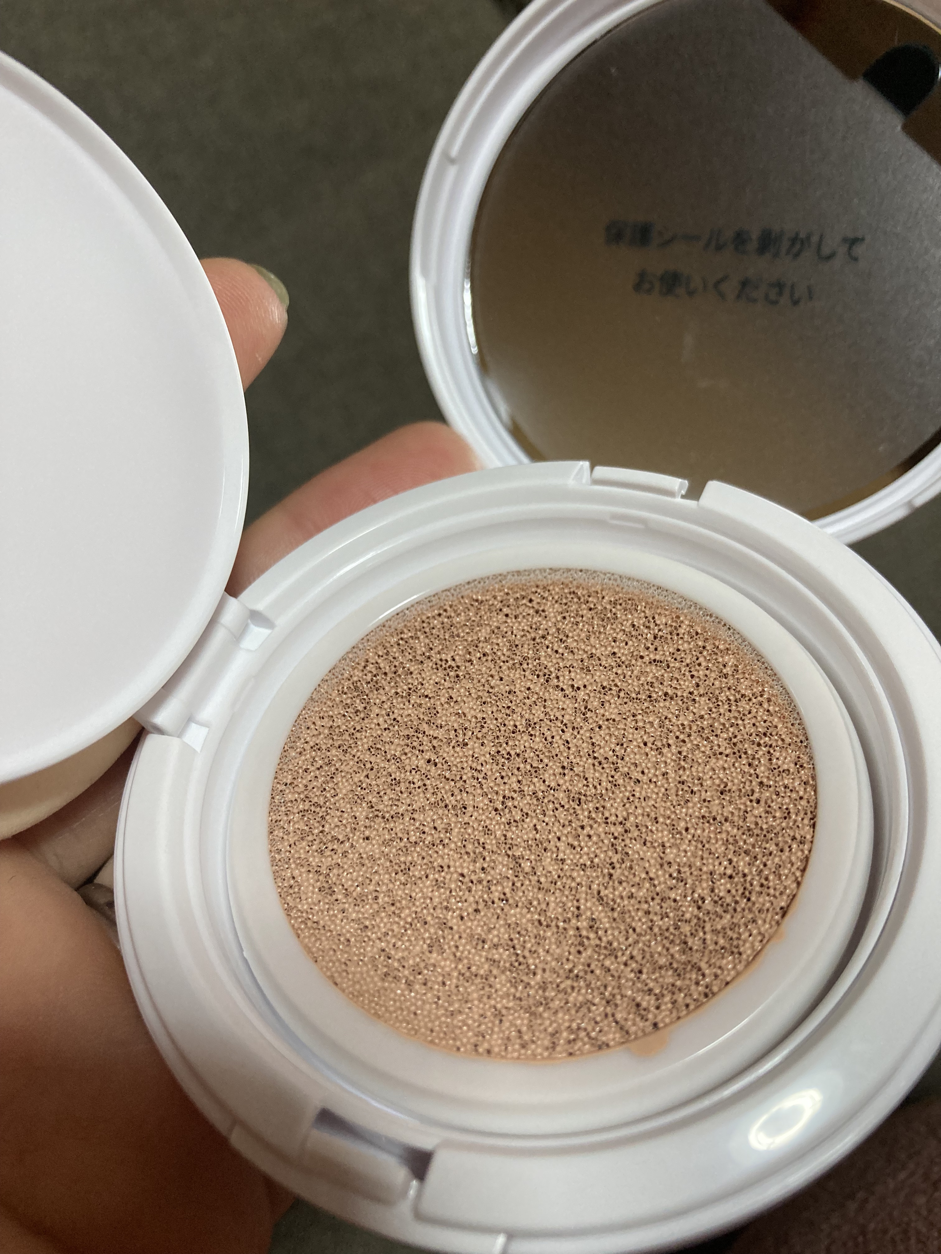 H2クリアファンデーション/Exchange+/クッションファンデーションを使ったクチコミ（3枚目）