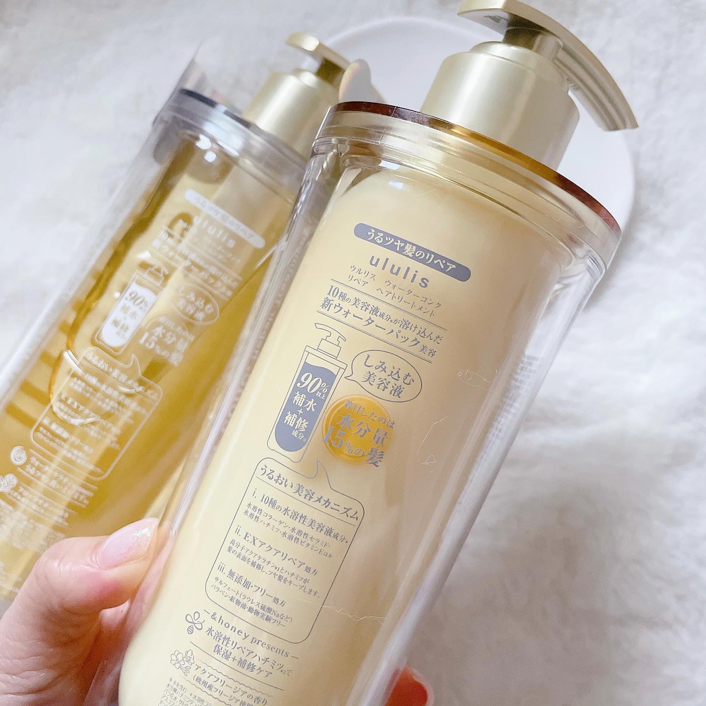 ウォーターコンク リペアシャンプー/ヘアトリートメント シャンプー 340ml/ululis/シャンプー・コンディショナーを使ったクチコミ（3枚目）