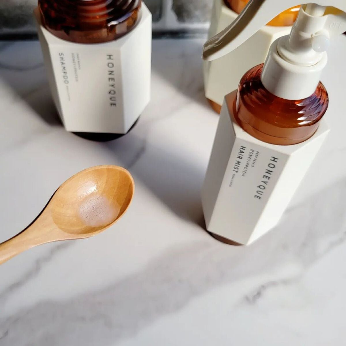 ディープリペア シャンプー モイスト/ヘアトリートメント モイスト/ハニーク/市販シャンプーを使ったクチコミ(5枚目)