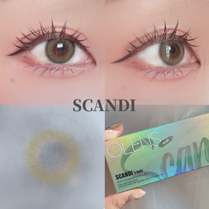 SCANDI 1day/OLENS/カラーコンタクトレンズを使ったクチコミ(3枚目)
