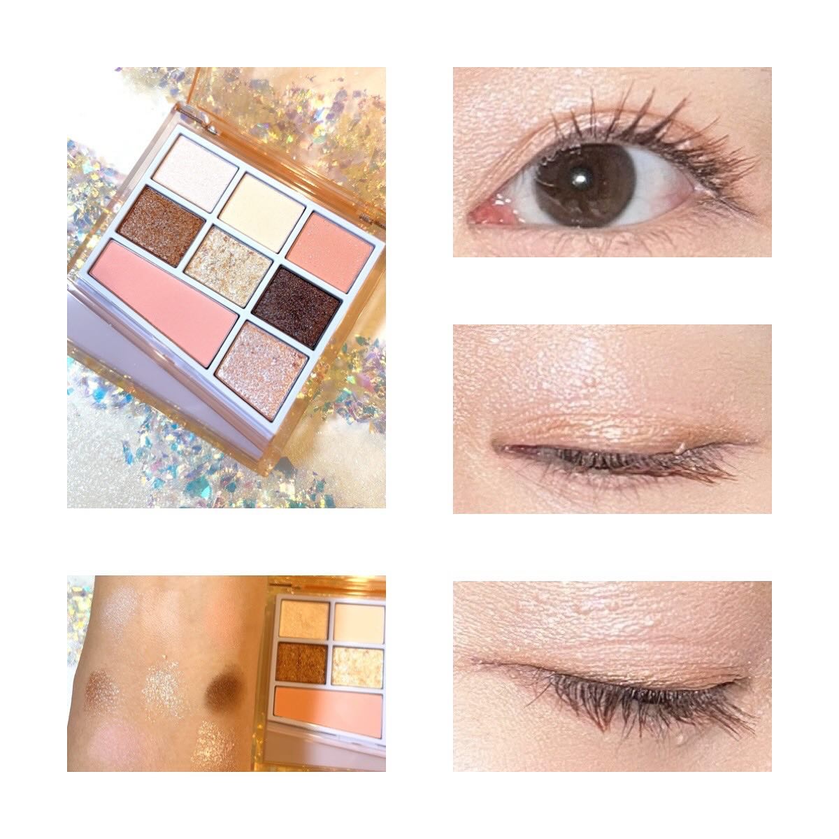 シャンデリアエディション(アイシャドウ/リップグロス)/espoir/メイクアップキットを使ったクチコミ（3枚目）