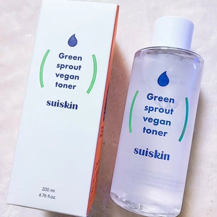 Green sprout vegan toner/suiskin/化粧水を使ったクチコミ(3枚目)