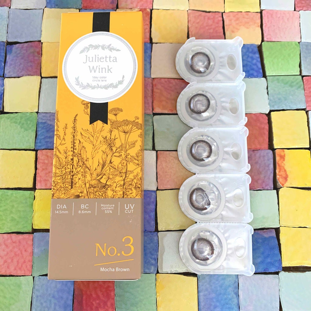 UVカラーサークルレンズ ジュリエッタウィンク