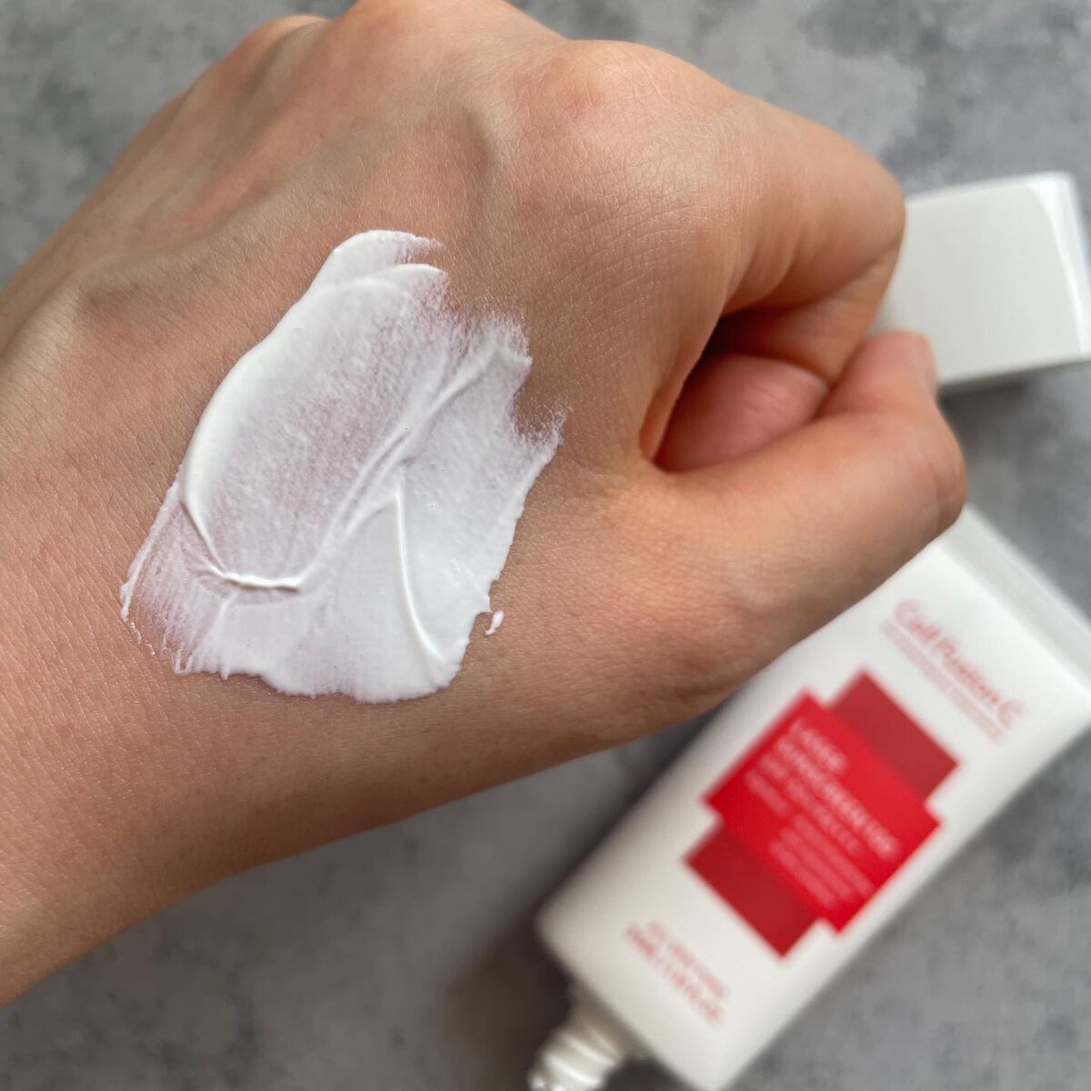 レーザーサンスクリーン 100/Cell Fusion C(セルフュージョンシー)/日焼け止めクリームを使ったクチコミ(4枚目)