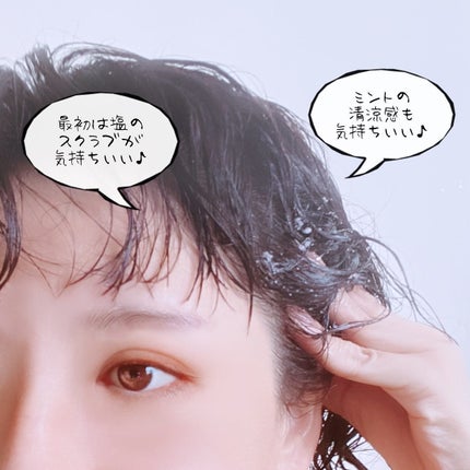 ヘッドスクラブ リフレッシング(ミント)/SABON/ヘッドスクラブを使ったクチコミ(5枚目)