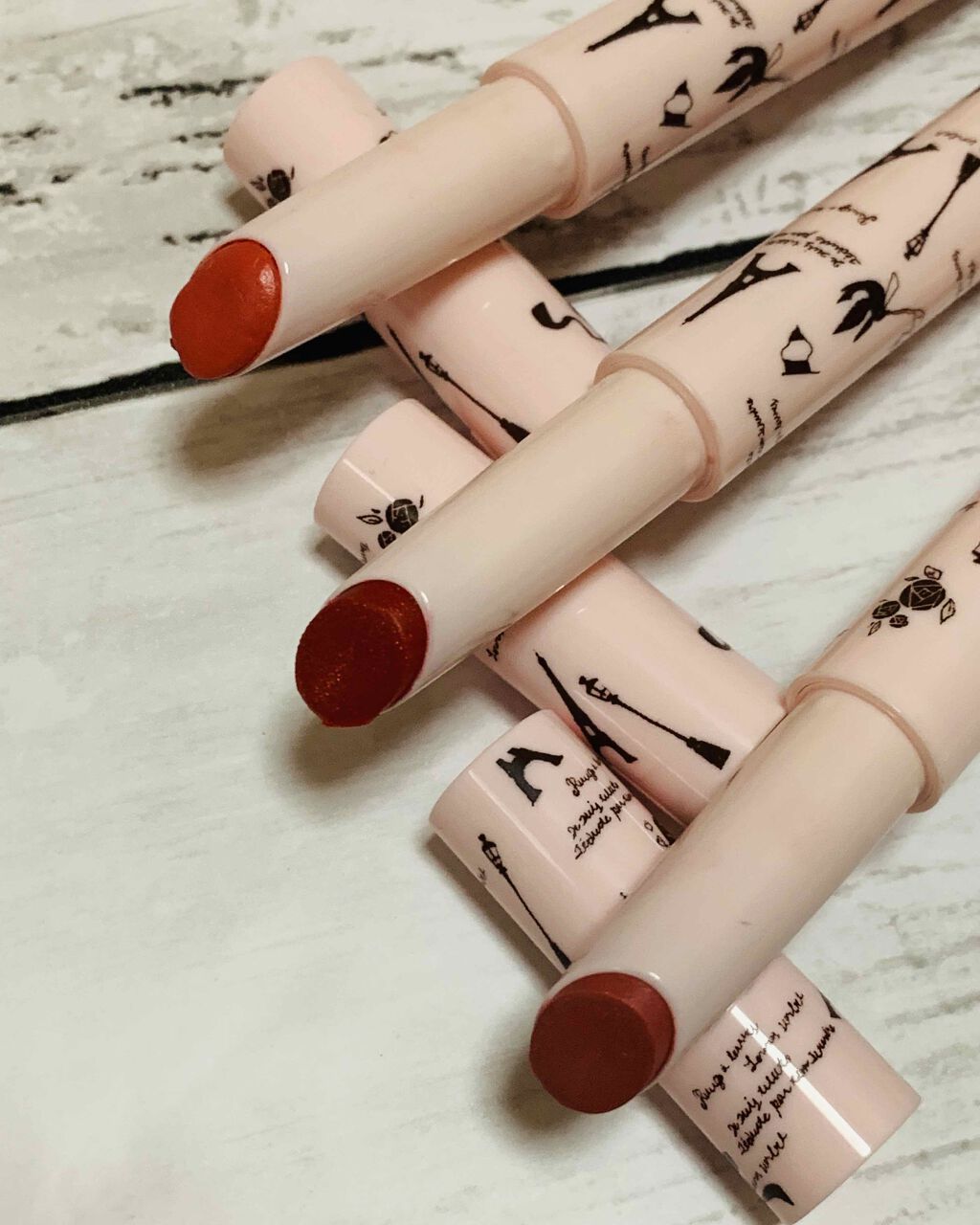 ワンストロークルージュ/Le・beran・mignon/口紅を使ったクチコミ(2枚目)