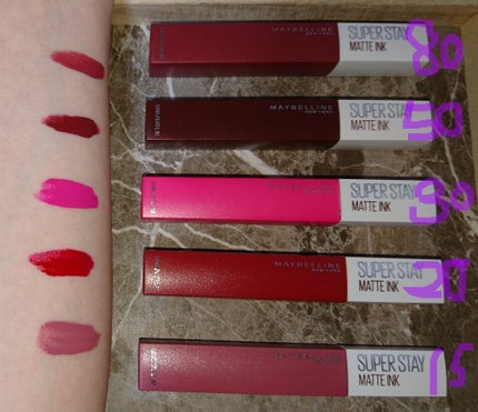 SPステイ マットインク/MAYBELLINE NEW YORK/口紅を使ったクチコミ(2枚目)