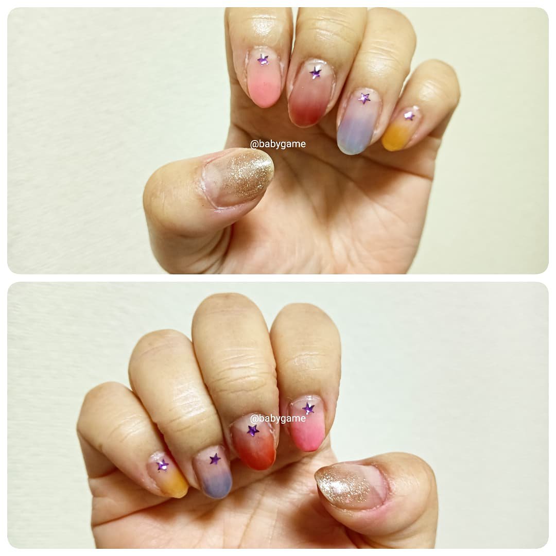 パル カラージェル グリッターピンク/キャンドゥ/ジェルネイルを使ったクチコミ（1枚目）