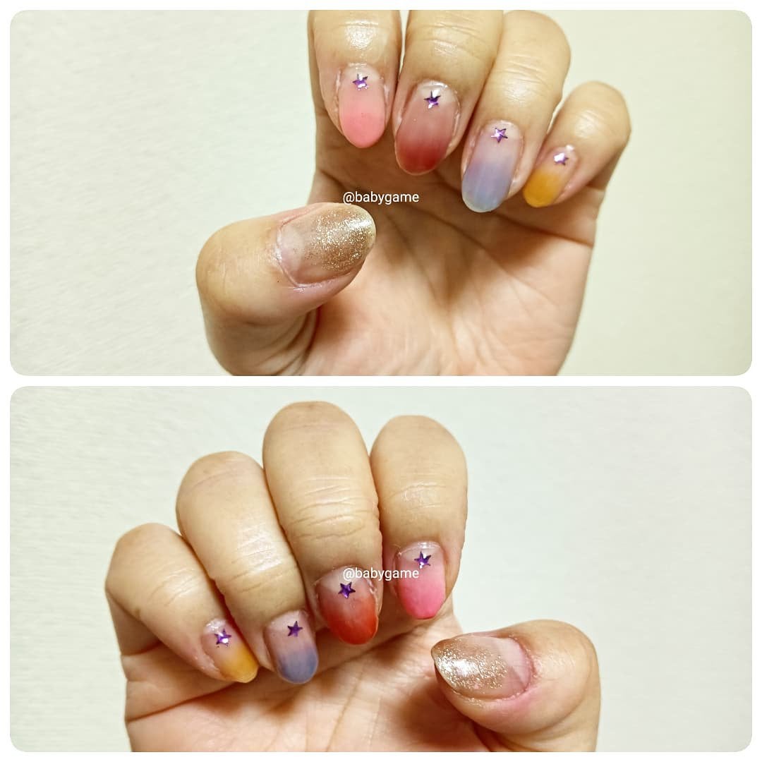 ジェルネイル(ライト対応)/セリア/ジェルネイルを使ったクチコミ(1枚目)