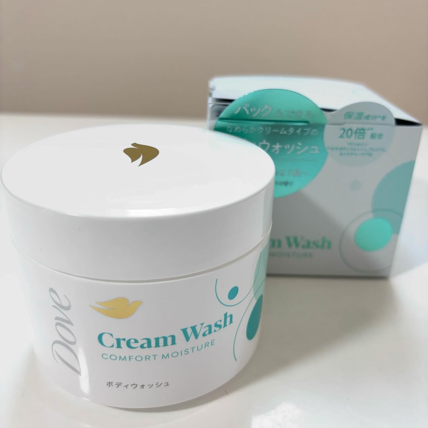 ダヴ クリームボディウォッシュ コンフォートモイスチャー/ダヴ/ボディソープを使ったクチコミ（1枚目）