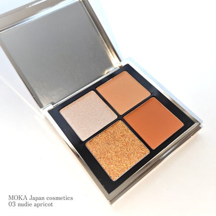 4色アイシャドウパレット/MOKA Japan cosmetics/アイシャドウパレットを使ったクチコミ(2枚目)