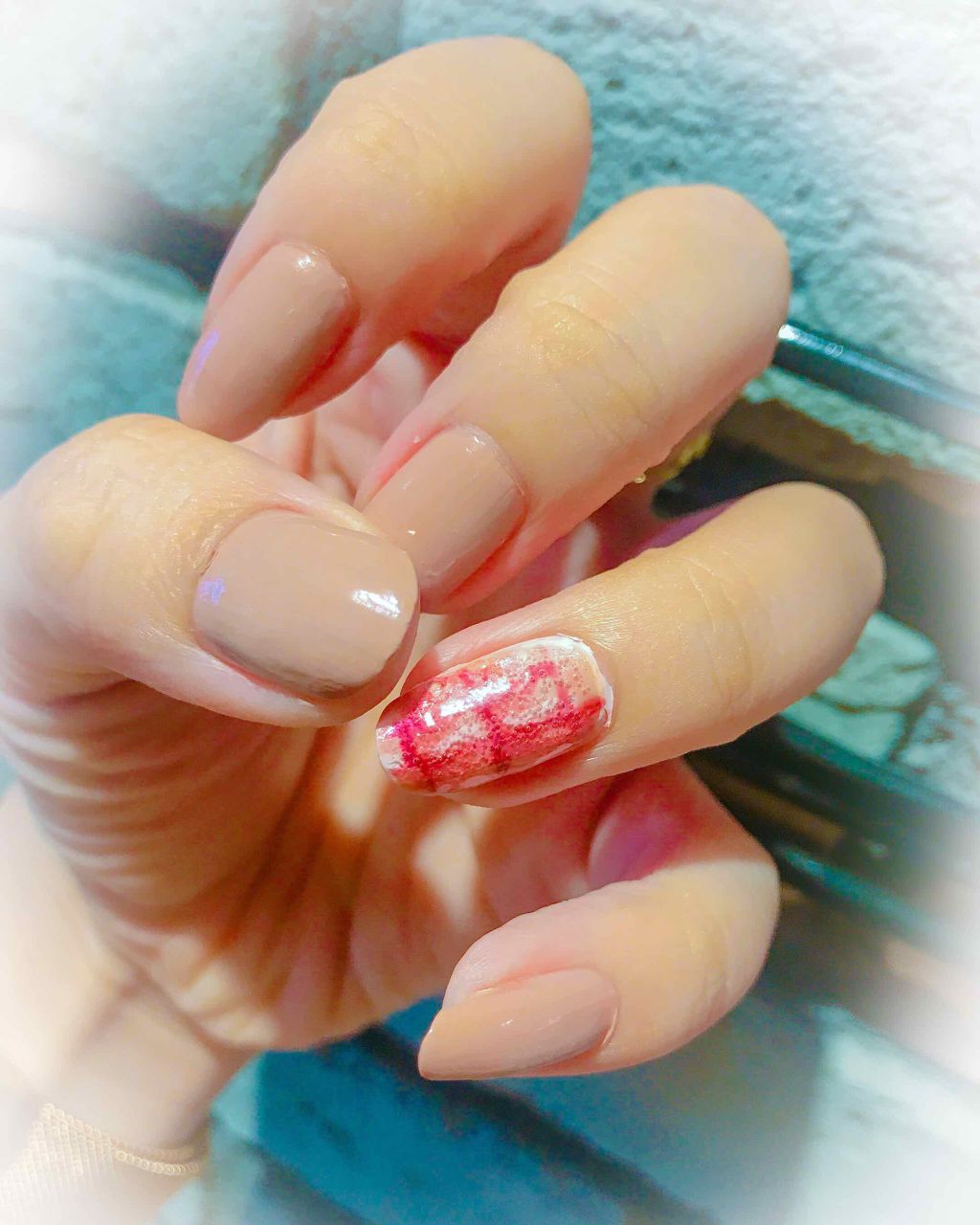 ピールオフマニキュア/DAISO/マニキュアを使ったクチコミ(1枚目)