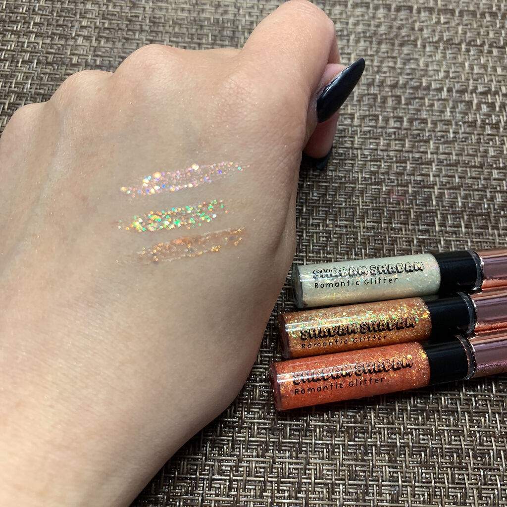 シャバンシャバンロマンティックグリッター /CORINGCO/グリッターを使ったクチコミ（2枚目）