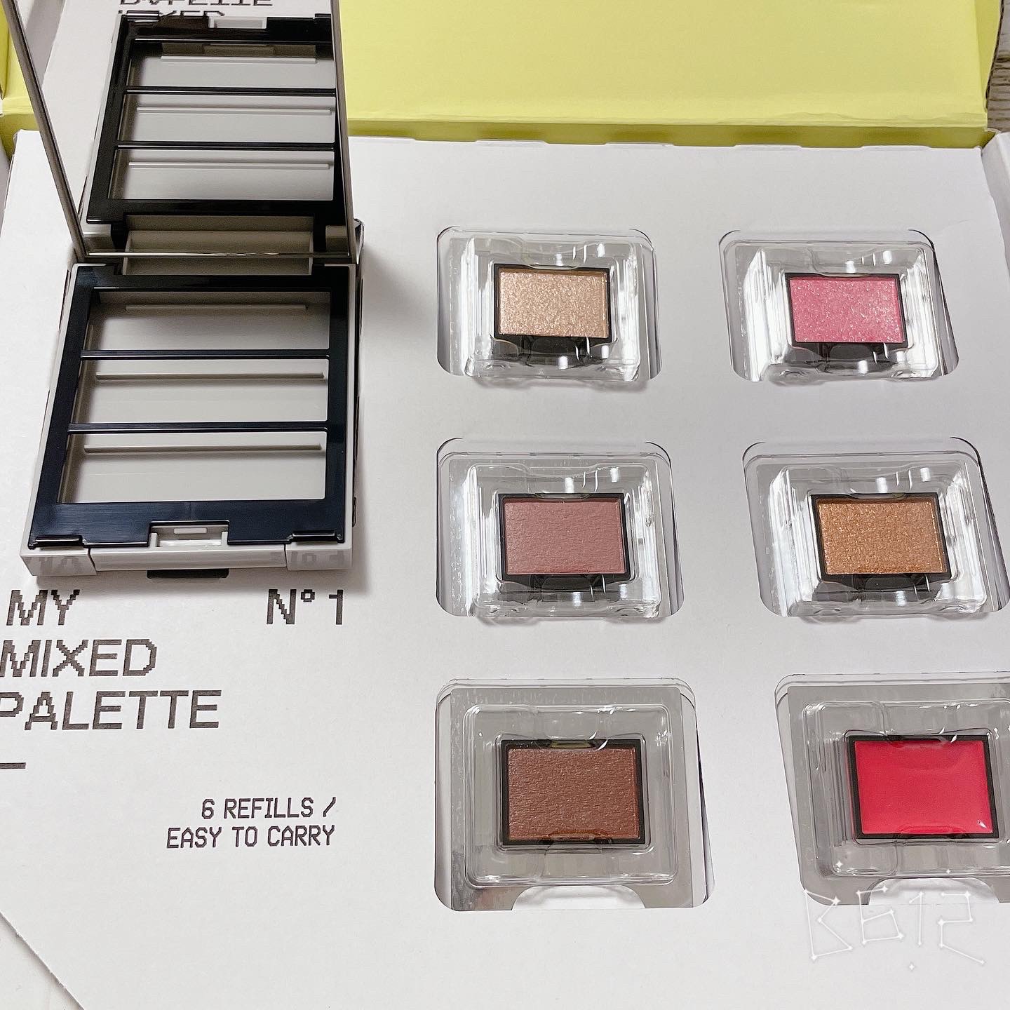 MY MIXED PALETTE 6色カスタムパレット 11 SLIGHT FEVER/MN/マルチパレットを使ったクチコミ（3枚目）