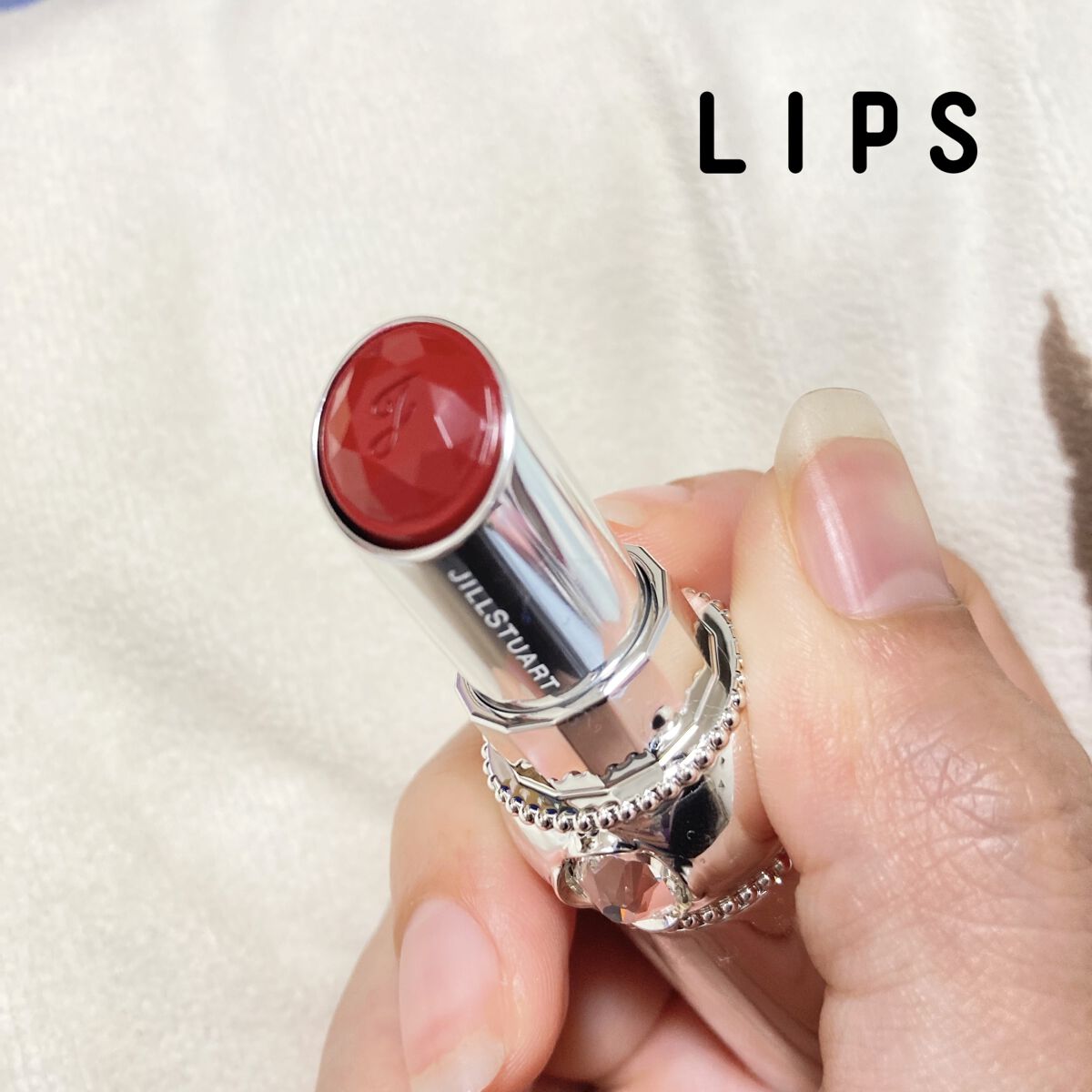 ジルスチュアート ルージュ リップブロッサム 119 mystic lily/JILL STUART/口紅を使ったクチコミ（2枚目）