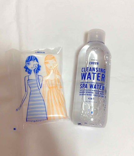 水クレンジング(旧)/CReeR/化粧水を使ったクチコミ(1枚目)