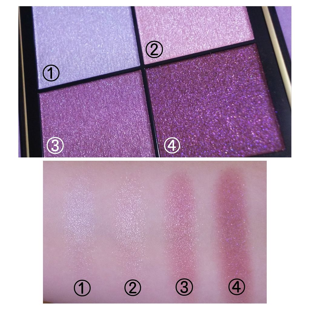 リアルクローズシャドウ/excel/アイシャドウパレットを使ったクチコミ(3枚目)