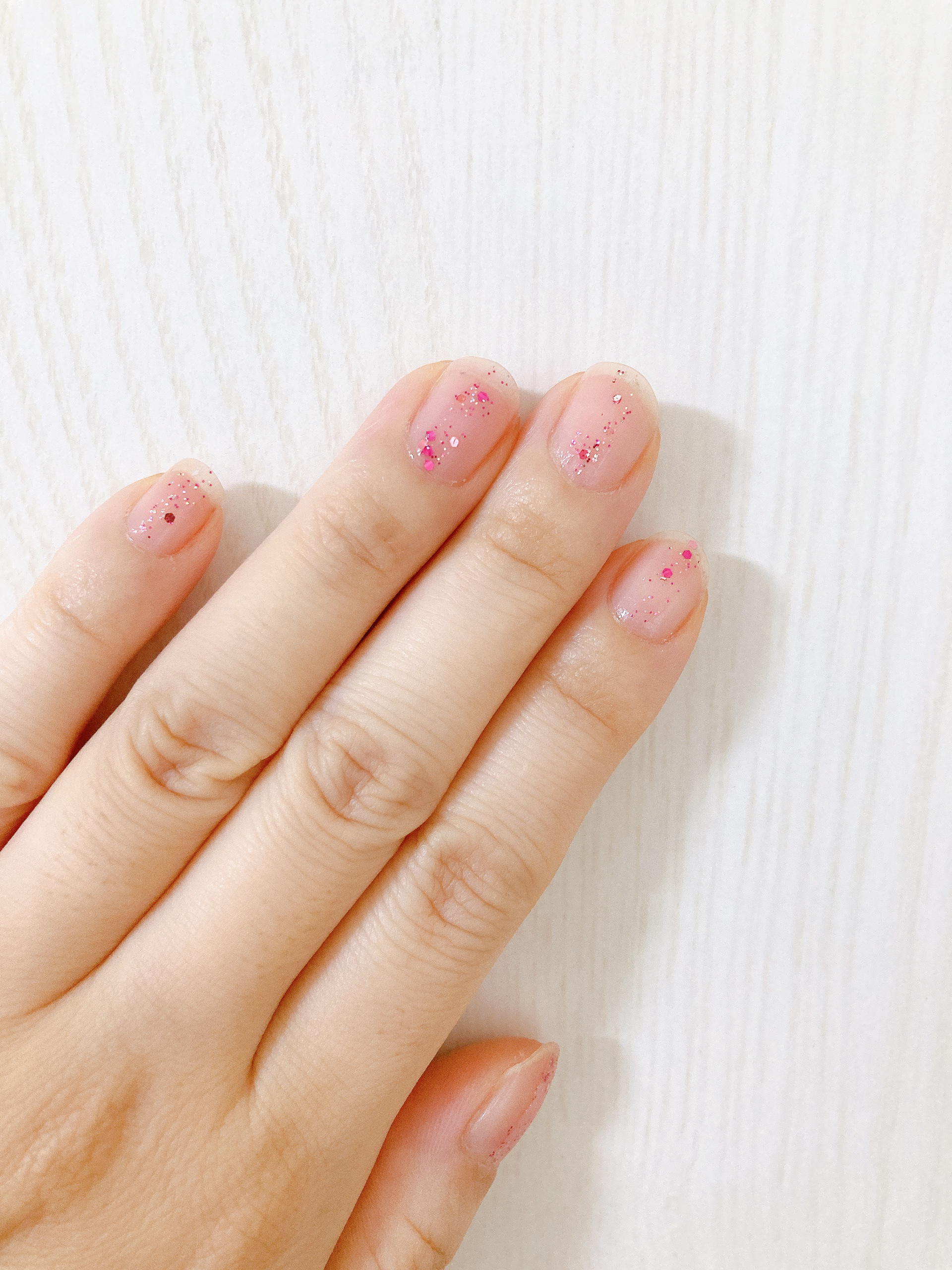 エテュセ ジェルカラーコート PK1/ettusais/オールインワンネイルを使ったクチコミ（3枚目）