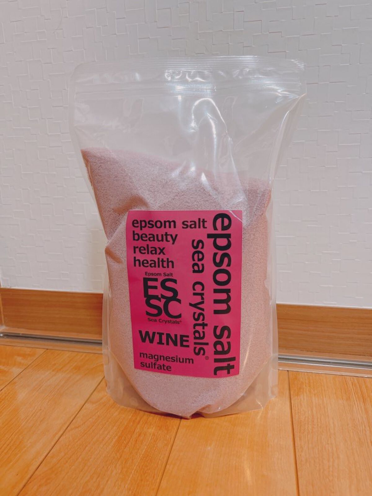 シークリスタルス エプソムソルト 赤ワイン/sea crystals/無機塩系入浴剤を使ったクチコミ（1枚目）