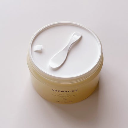 オレンジクレンジングシャーベット/AROMATICA/クレンジングバームを使ったクチコミ(5枚目)