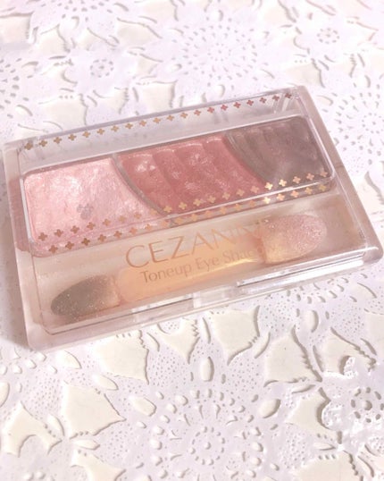 トーンアップアイシャドウ/CEZANNE/アイシャドウパレットを使ったクチコミ(1枚目)