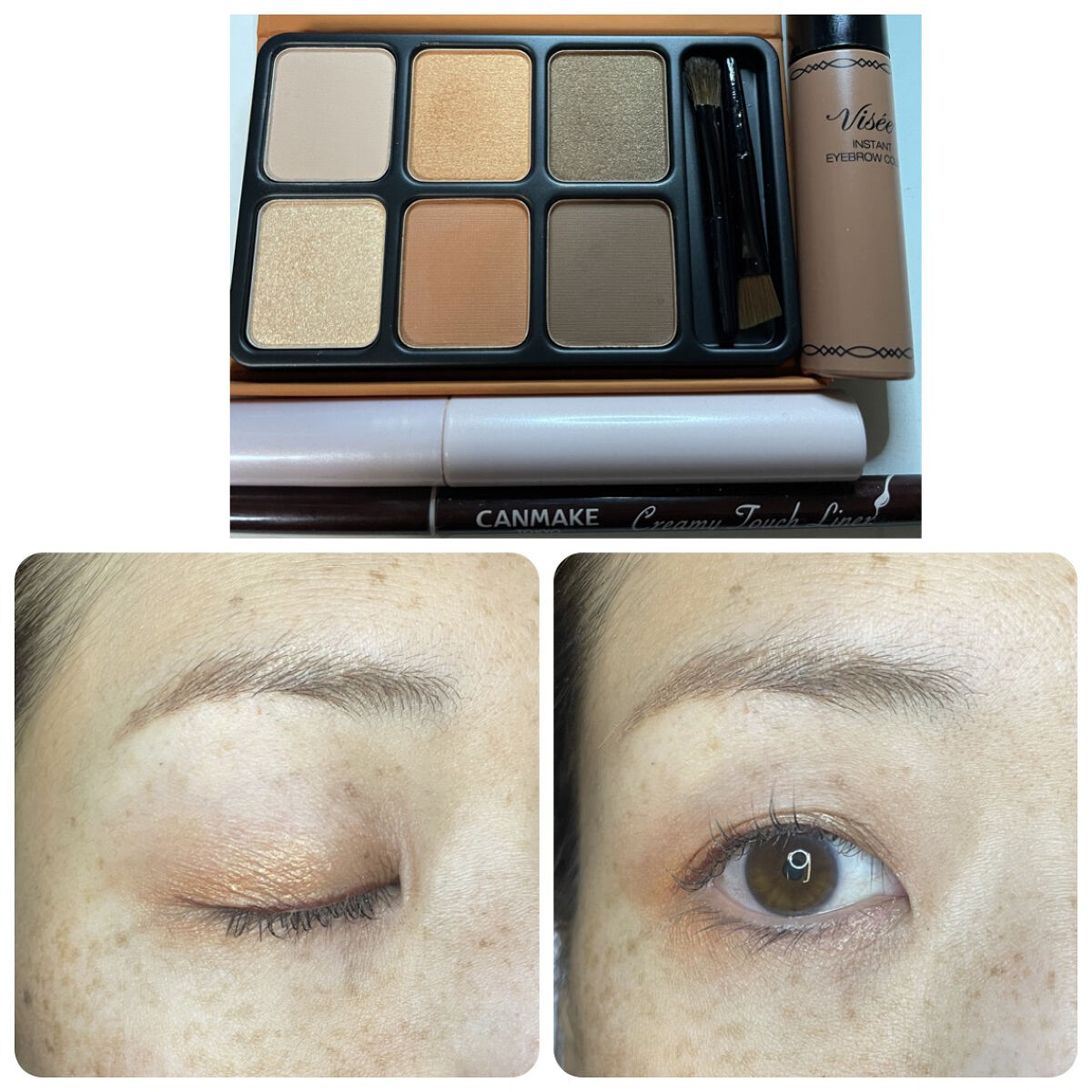 ヴィセ リシェ インスタント アイブロウ カラー/Visée/眉マスカラを使ったクチコミ（1枚目）