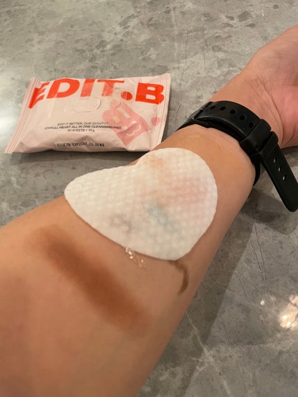 ジョイフルハートオールインワンクレンジングパッド/EDIT.B/クレンジングシートを使ったクチコミ(4枚目)