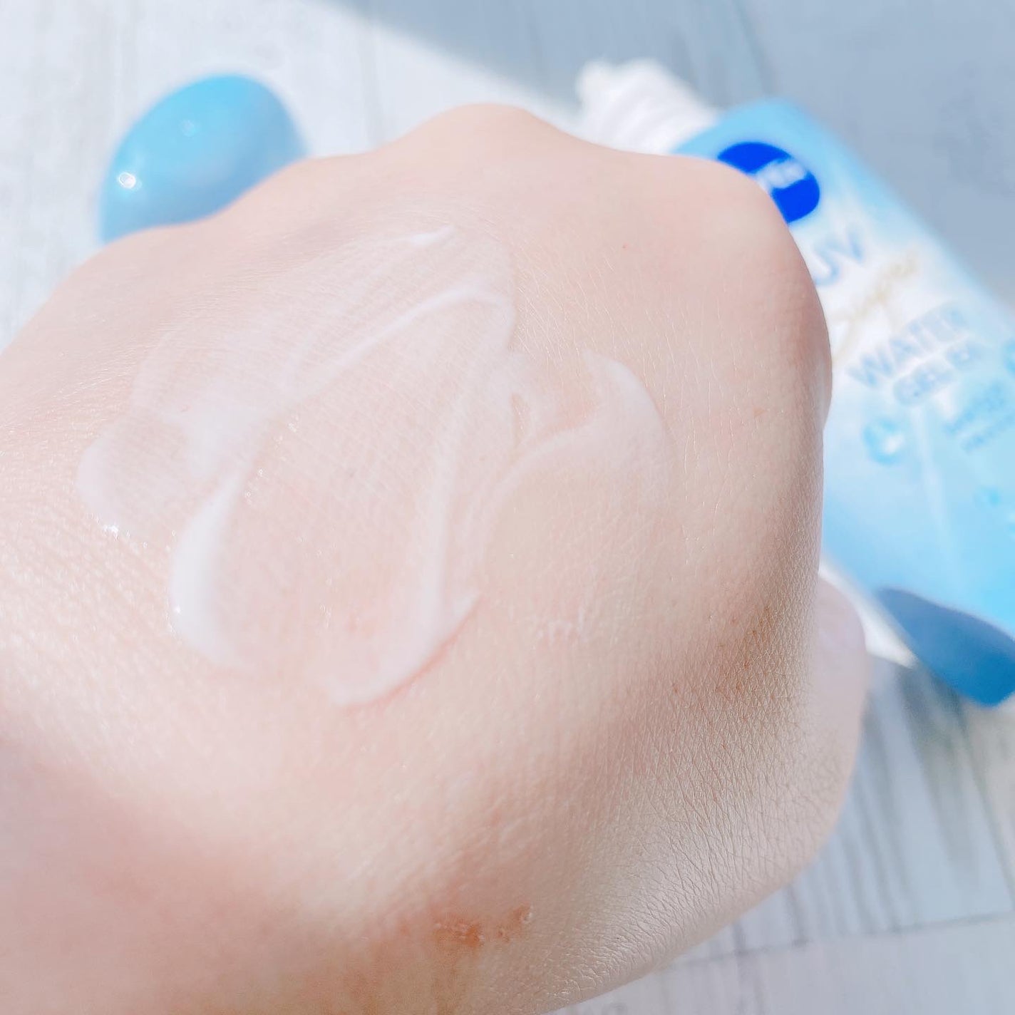 ニベアUV ウォータージェルEX/ニベア/日焼け止めジェルを使ったクチコミ(4枚目)