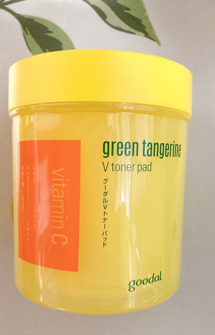 グリーンタンジェリン ビタCダークスポットケアパッド/goodal/トナーパッドを使ったクチコミ(1枚目)