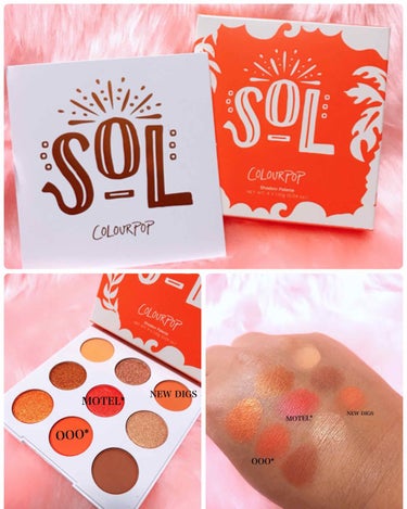 シャドウパレットSOL/ColourPop/パウダーアイシャドウを使ったクチコミ（1枚目）