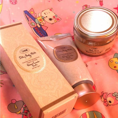 
♡SABON シルキーボディミルク
♡SABON ボディスクラブ
パチュリーラベンダーバニラの香り(両方)


普段はお安めのボディクリームを塗っているのですが、気分で此方も使ってます🤗

シルキーボ