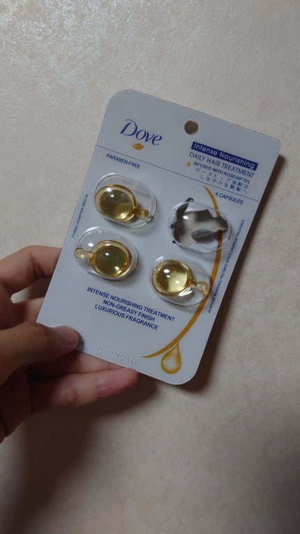 シャイニーゴールドヘアオイル/ダヴ/ヘアオイルを使ったクチコミ(1枚目)