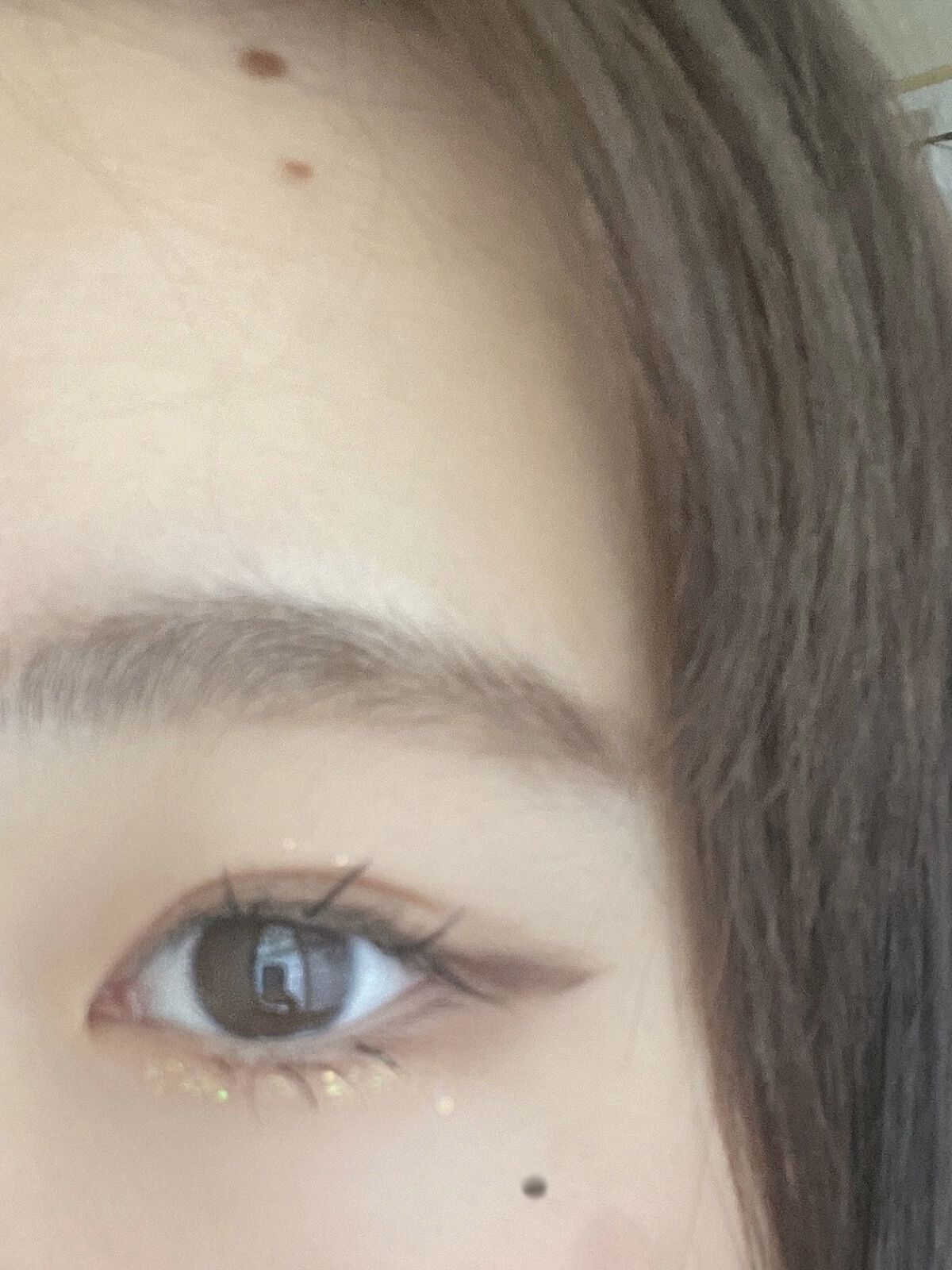 リキッド グリッター シャドウ/rom&nd/グリッターを使ったクチコミ（2枚目）