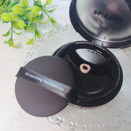 V3 エキサイティングファンデーション/SPICARE/クッションファンデーションを使ったクチコミ(2枚目)