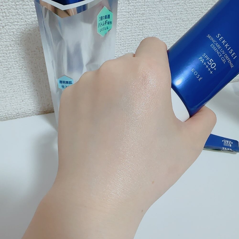 クリアウェルネス UVエッセンスジェル/雪肌精/日焼け止めジェルを使ったクチコミ(5枚目)