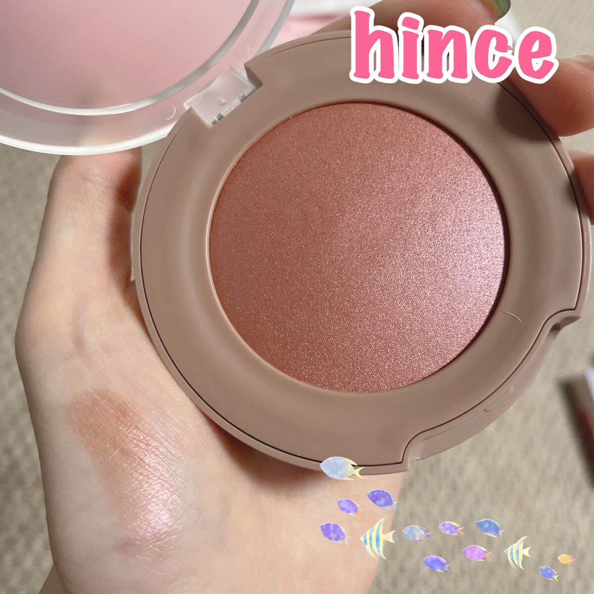 トゥルーディメンショングロウチーク/hince/パウダーチークを使ったクチコミ(1枚目)