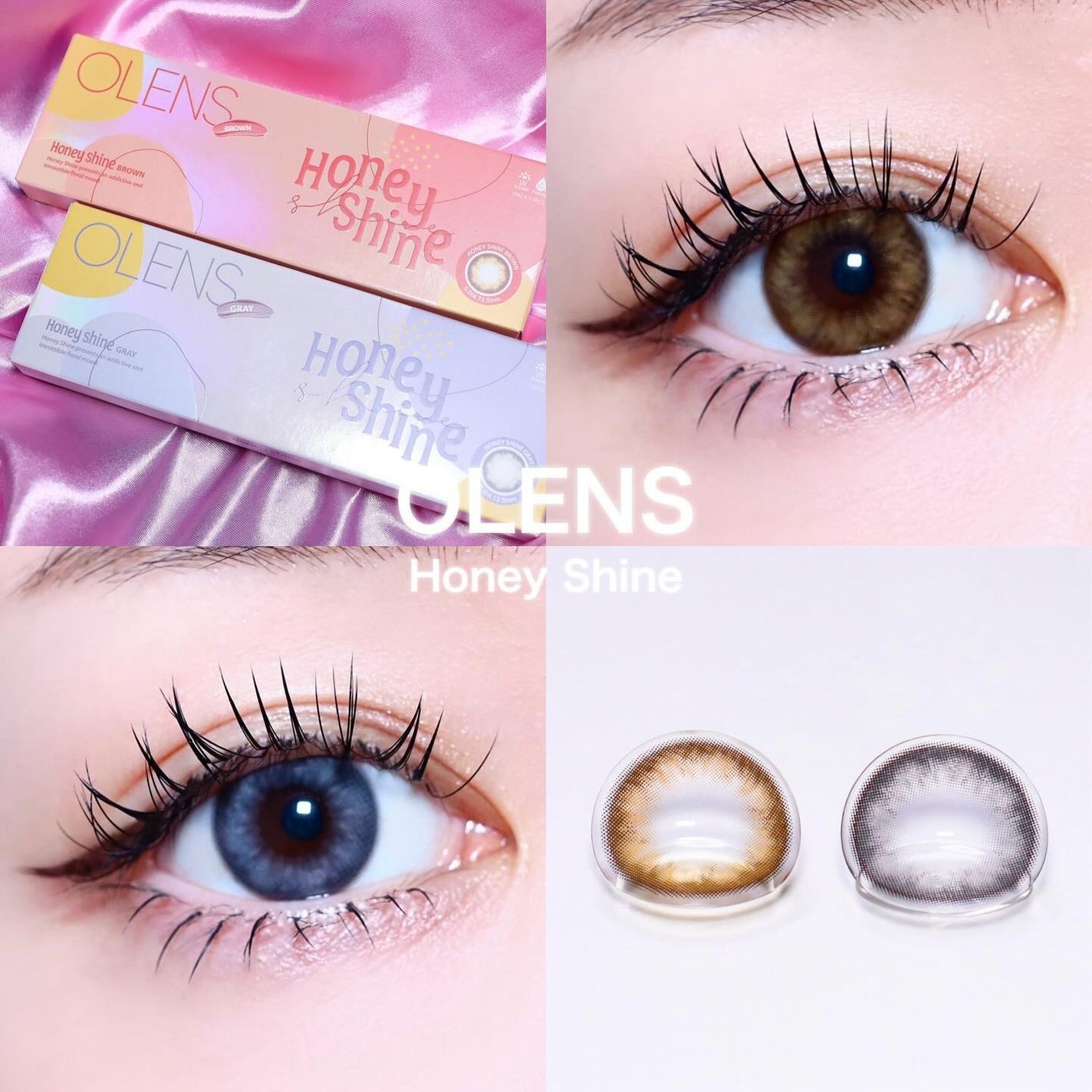 KAPI on LIPS 「OLENSHoneyShineBrown/Gray着色直径大き..」(1枚目)
