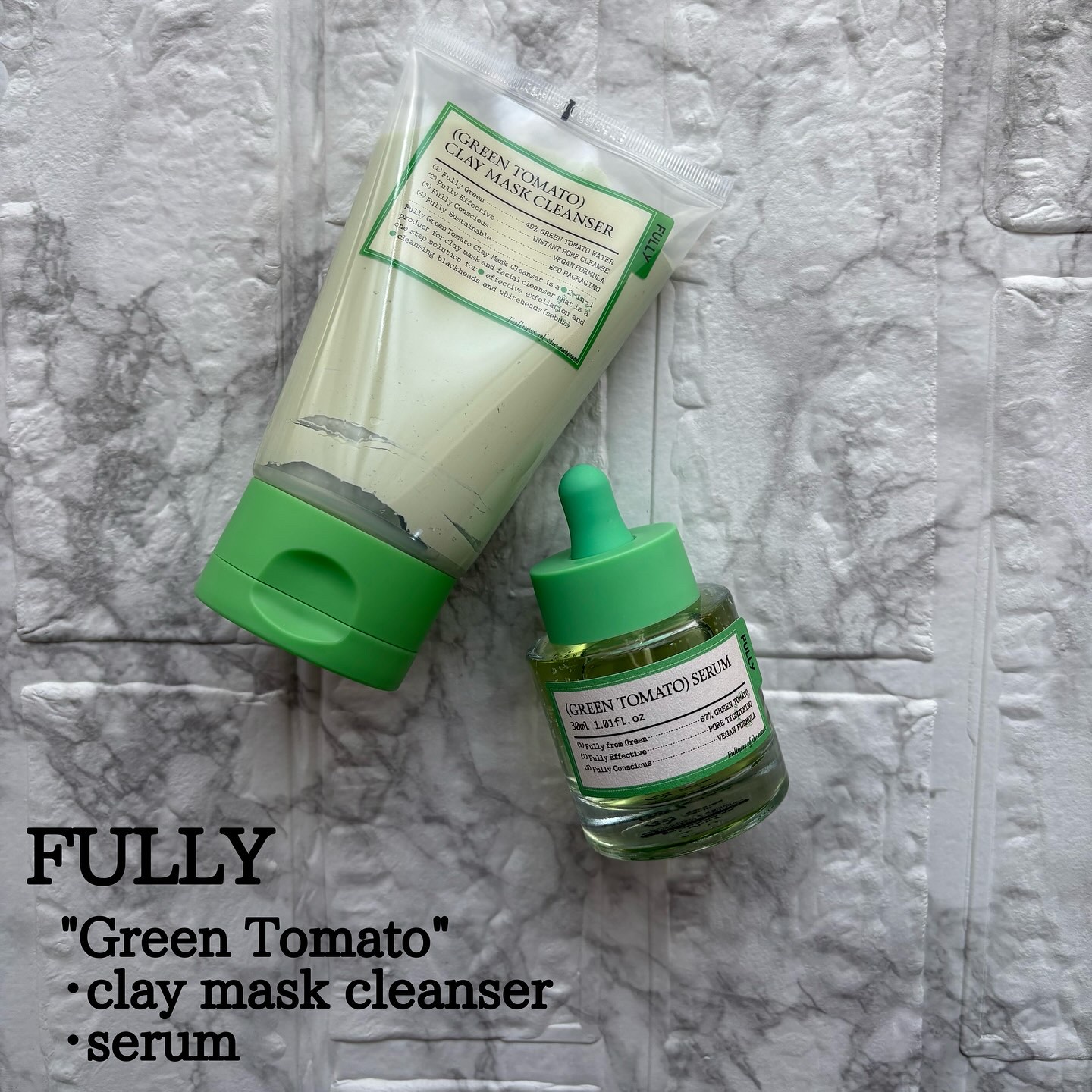 グリーントマトクレイマスククレンザー/FULLY/洗い流すパック・マスクを使ったクチコミ（1枚目）
