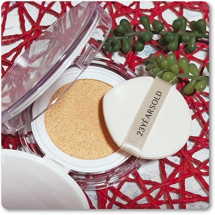 ハートリーフシーンカバークッション/23years old/クッションファンデーションを使ったクチコミ(4枚目)