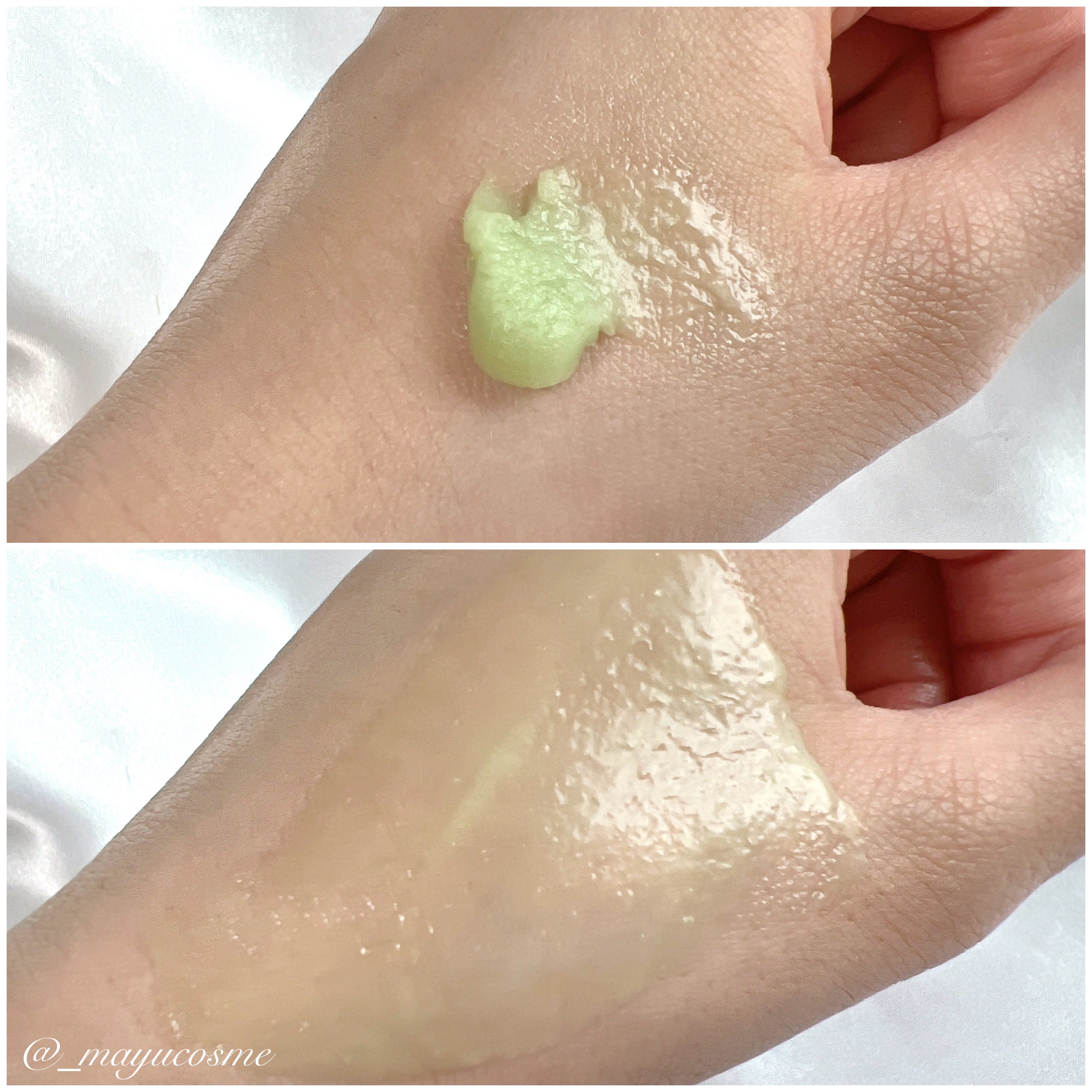 ヨモギポアディープクレンジングバーム/VELLA/クレンジングバームを使ったクチコミ（2枚目）