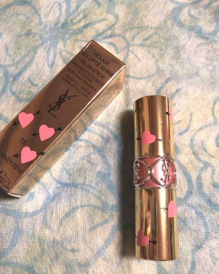 ルージュ ヴォリュプテ シャイン/YVES SAINT LAURENT BEAUTE/口紅を使ったクチコミ(1枚目)