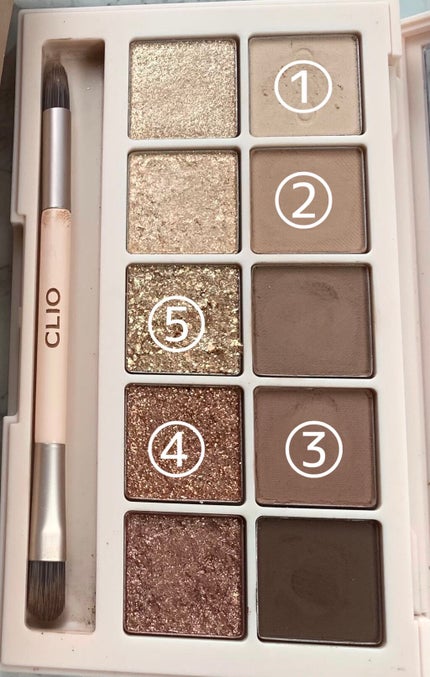 プロ アイ パレット/CLIO/アイシャドウパレットを使ったクチコミ(3枚目)