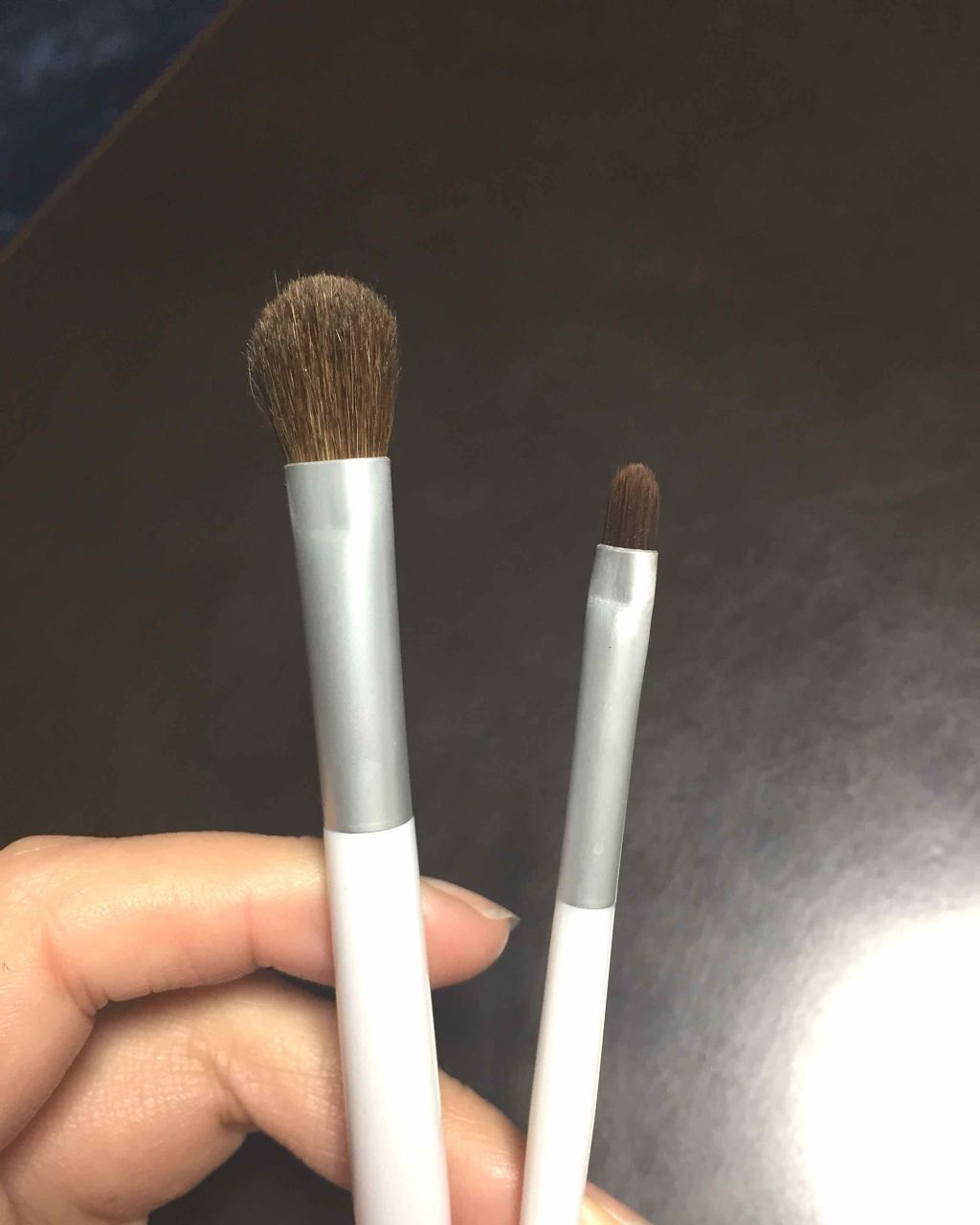 シャドウブラシ/セリア/メイクブラシを使ったクチコミ（3枚目）