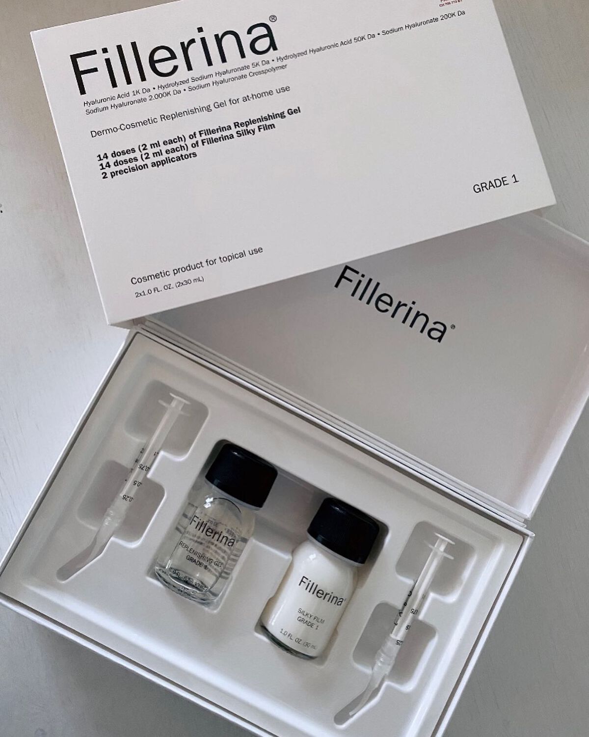 リプレニッシング トリートメント グレード 1/Fillerina/スキンケアキットを使ったクチコミ(1枚目)