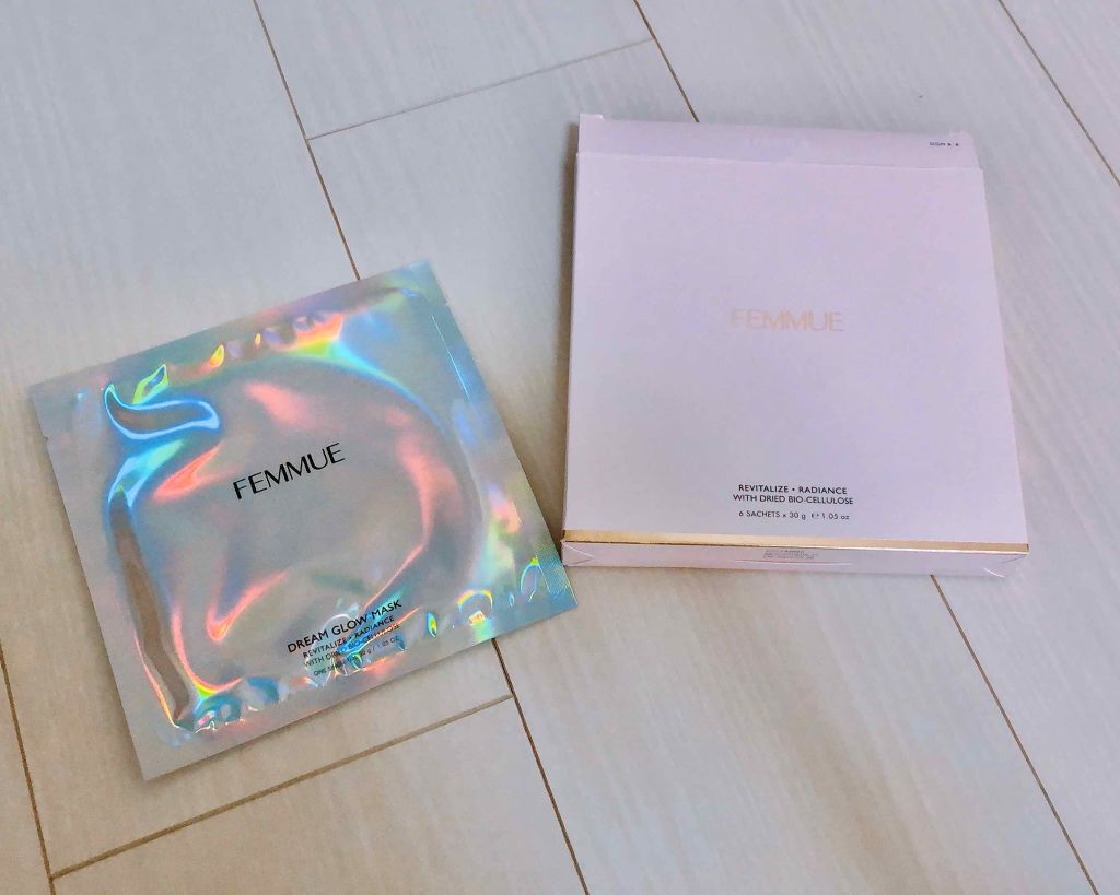 ドリームグロウマスク RR（透明感・キメ）/FEMMUE/シートマスク・パックを使ったクチコミ（1枚目）