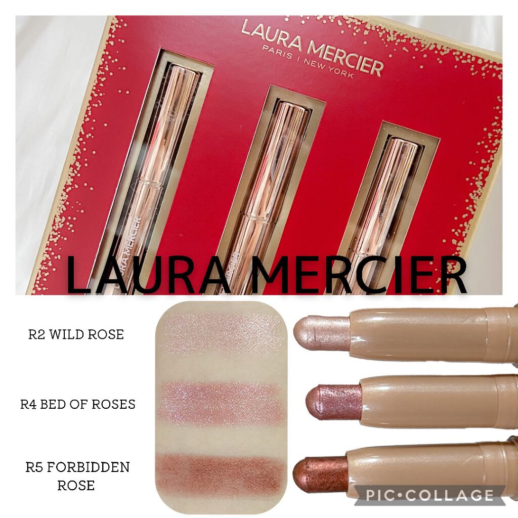 ローズグロウ リフレクションズ キャビアスティック トリオ/ローラ メルシエ/スティックアイシャドウを使ったクチコミ（1枚目）