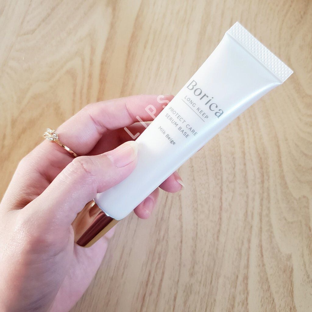 くずれ防止 美容液ケアベース ミルクベージュ SPF30 PA++/Borica/化粧下地を使ったクチコミ(1枚目)