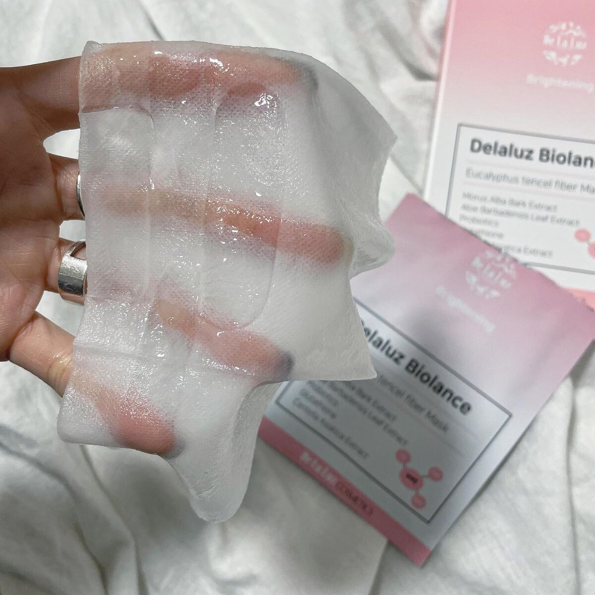 ビオランス ブライトニング マスクパック/Delaluz/シートマスク・パックを使ったクチコミ(2枚目)