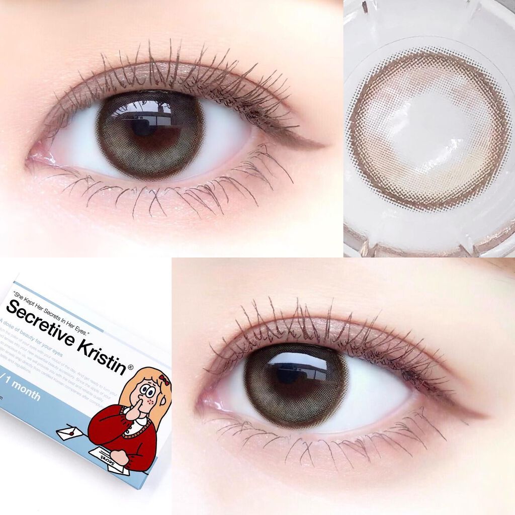 Secretive Kristen/Hapa kristin/カラーコンタクトレンズを使ったクチコミ（3枚目）