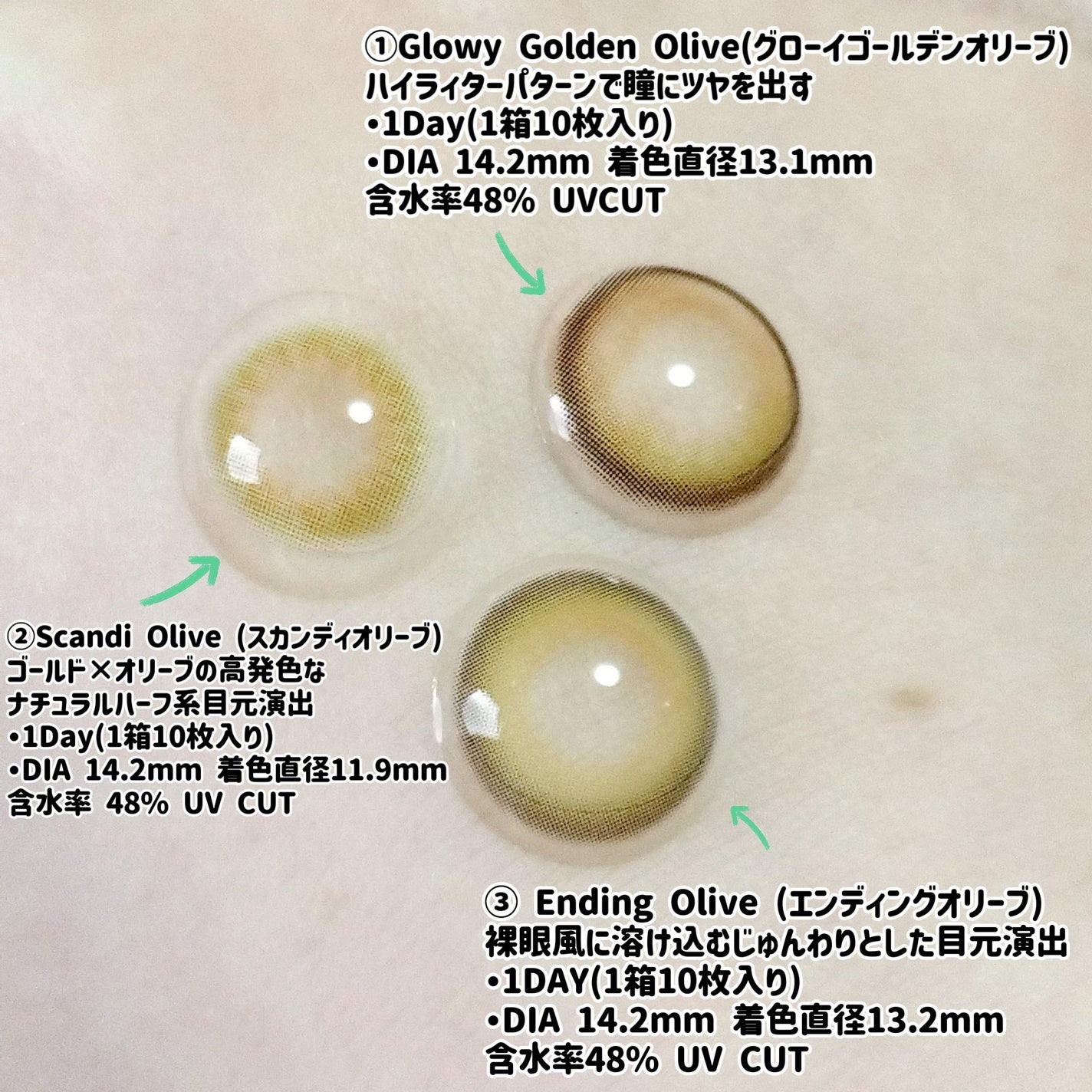 Ending 1day/OLENS/ワンデー(1DAY)カラコンを使ったクチコミ(5枚目)